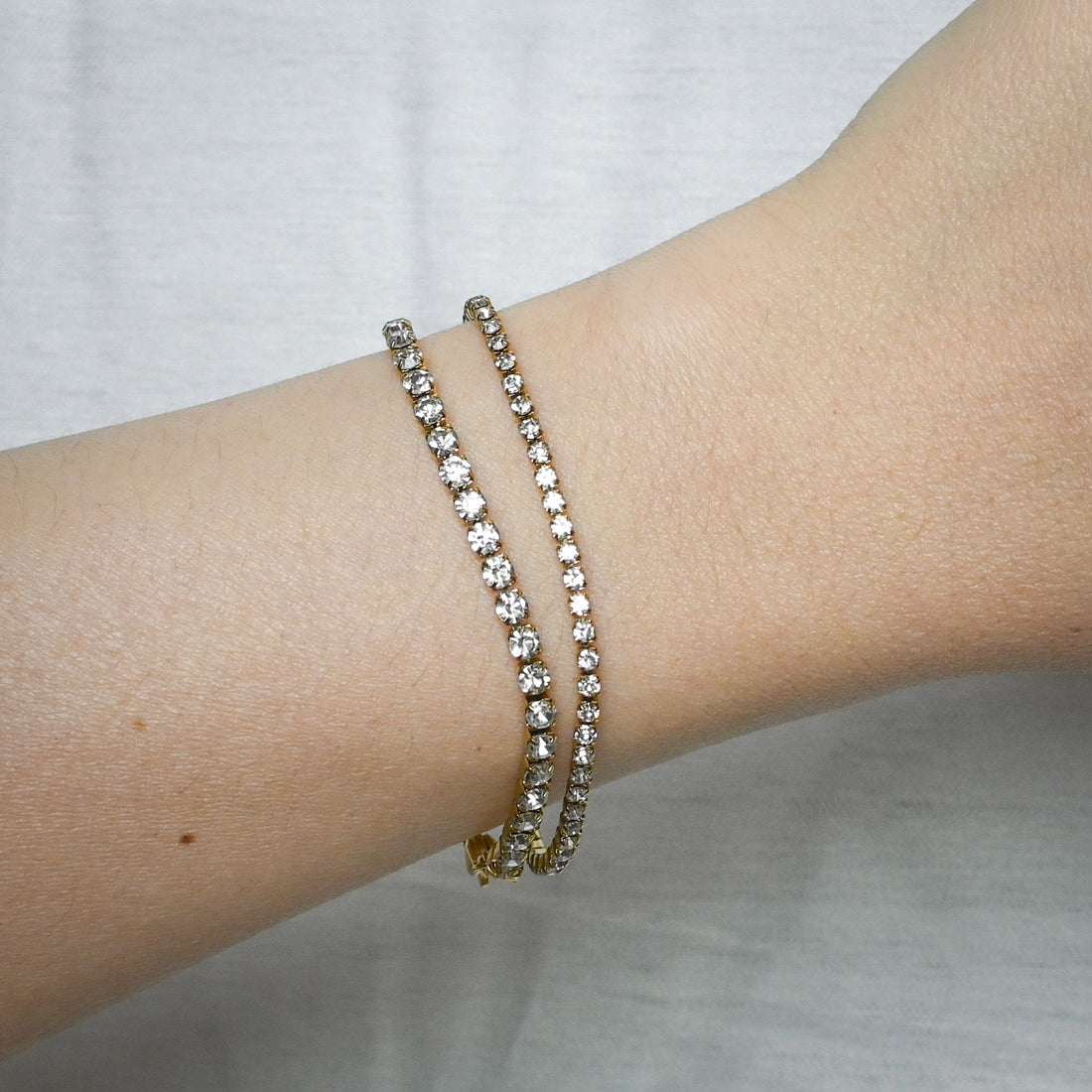 Alex Tennis Bracelet | Gold
