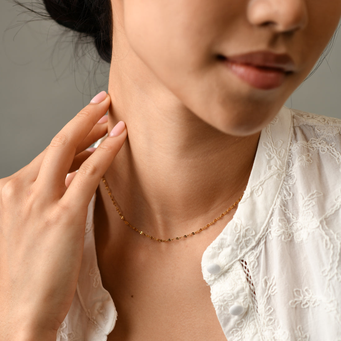 Lina Sparkles Necklace | Gold