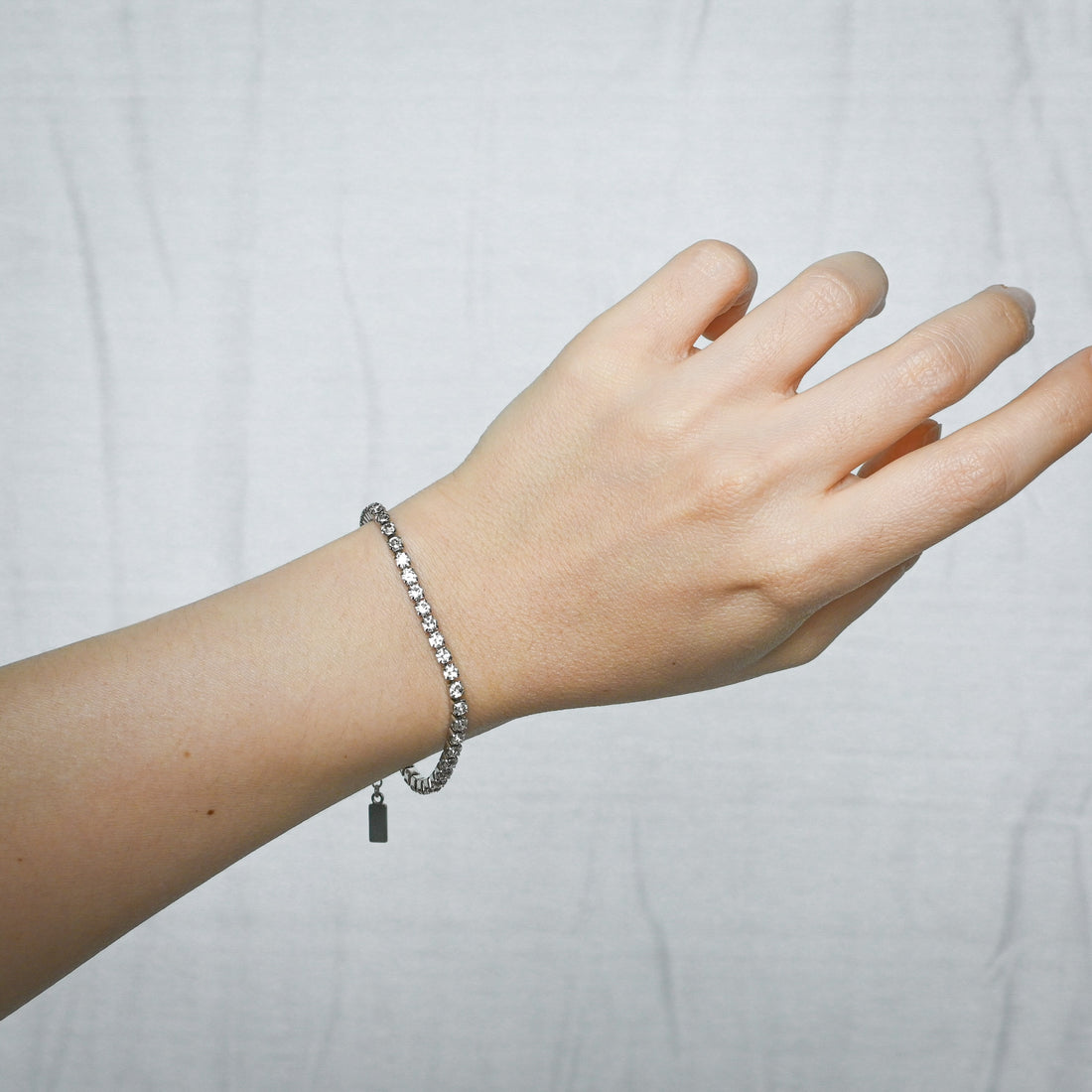 Alex Tennis Bracelet | Silver
