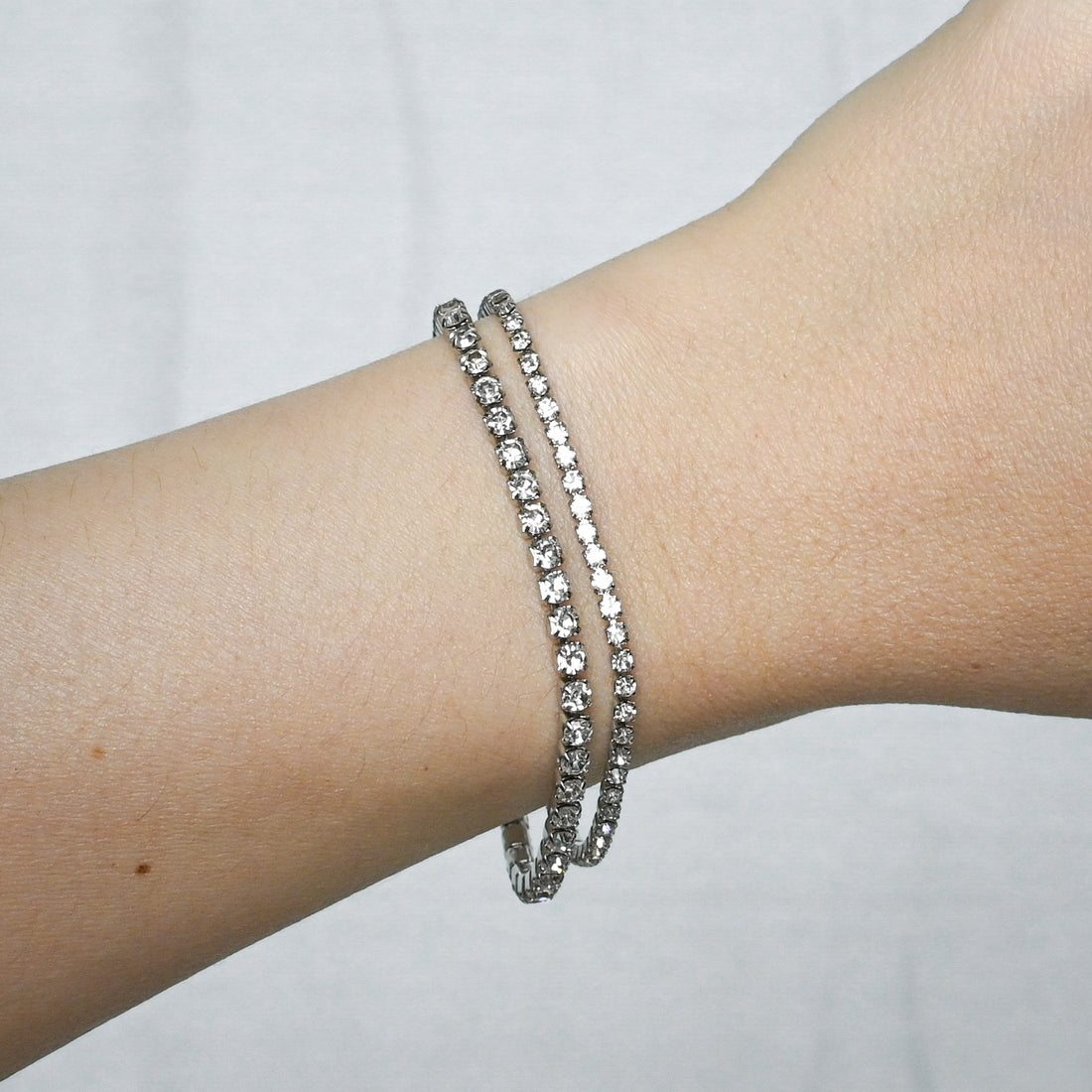 Alex Tennis Bracelet | Silver
