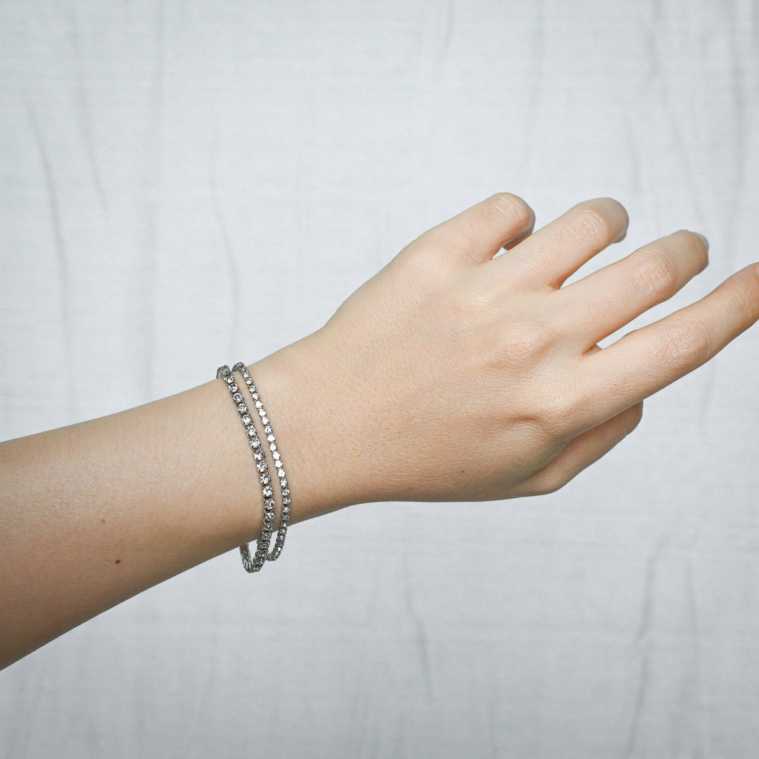 Alex Tennis Bracelet | Silver