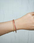 Laura Tennis Bracelet | Scarlet