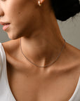 Cora Beaded Necklace | Silver