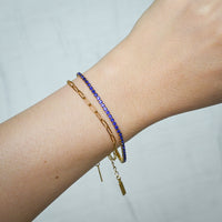 Laura Tennis Bracelet | Azure