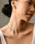 Nigella Beaded Necklace | Silver