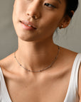 Nigella Beaded Necklace | Silver