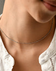 Lara Chain Necklace | Silver