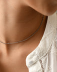 Lara Chain Necklace | Silver