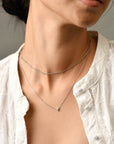 Lara Chain Necklace | Silver