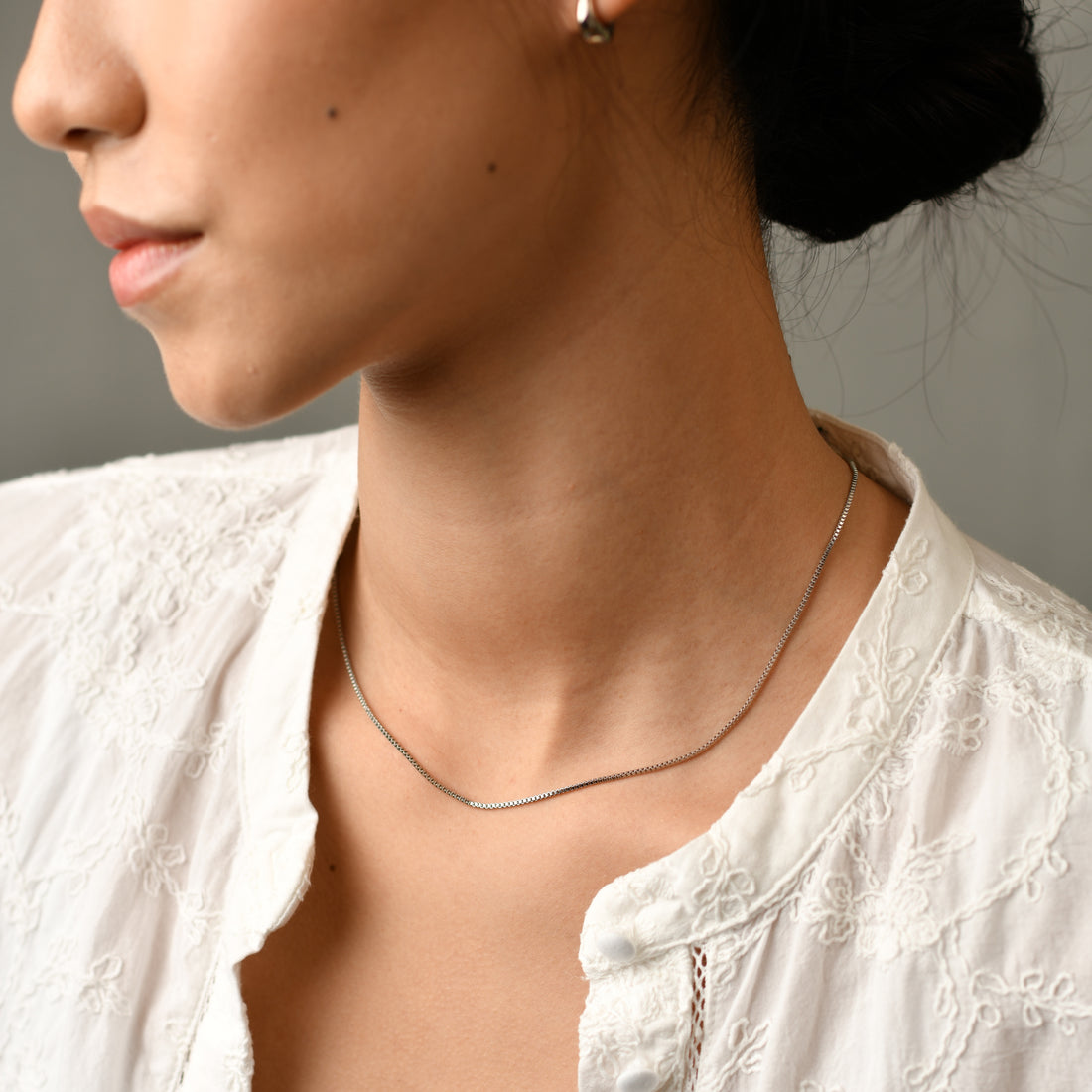 Philippa Chain Necklace | Silver
