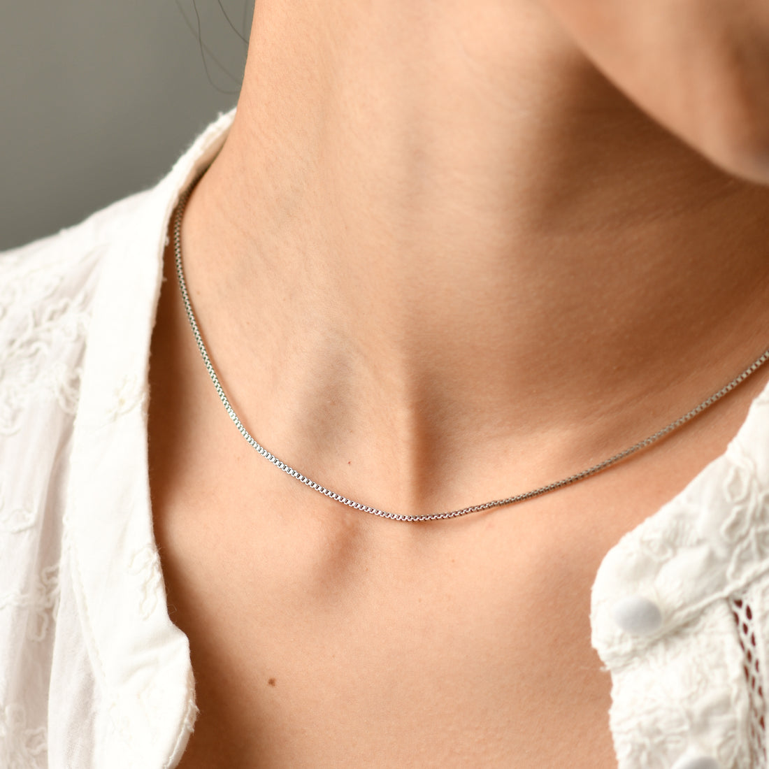 Philippa Chain Necklace | Silver