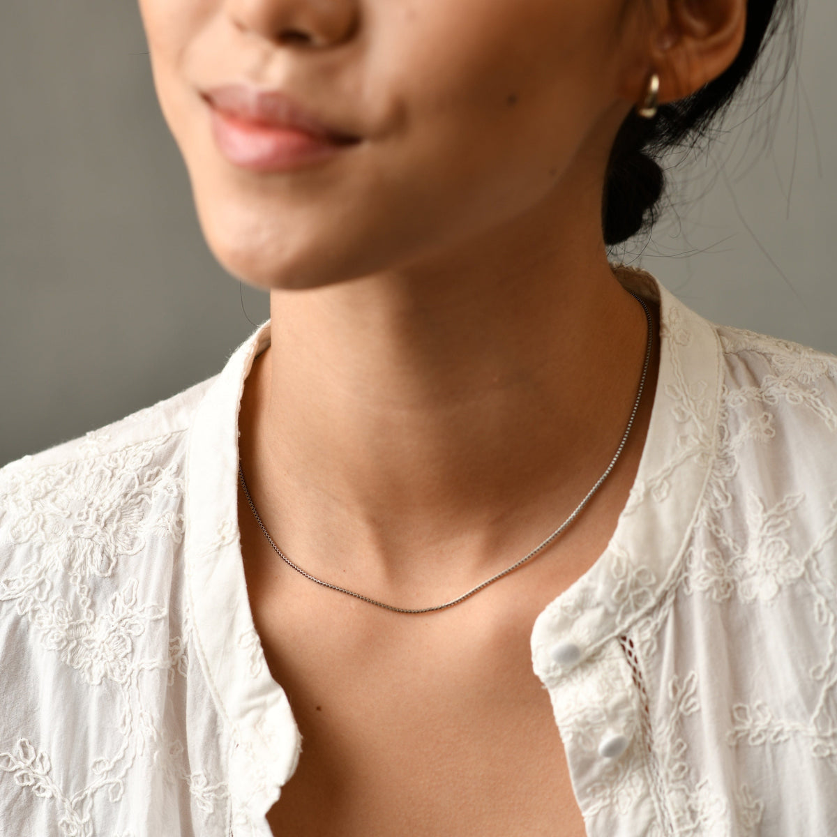 Philippa Chain Necklace | Silver