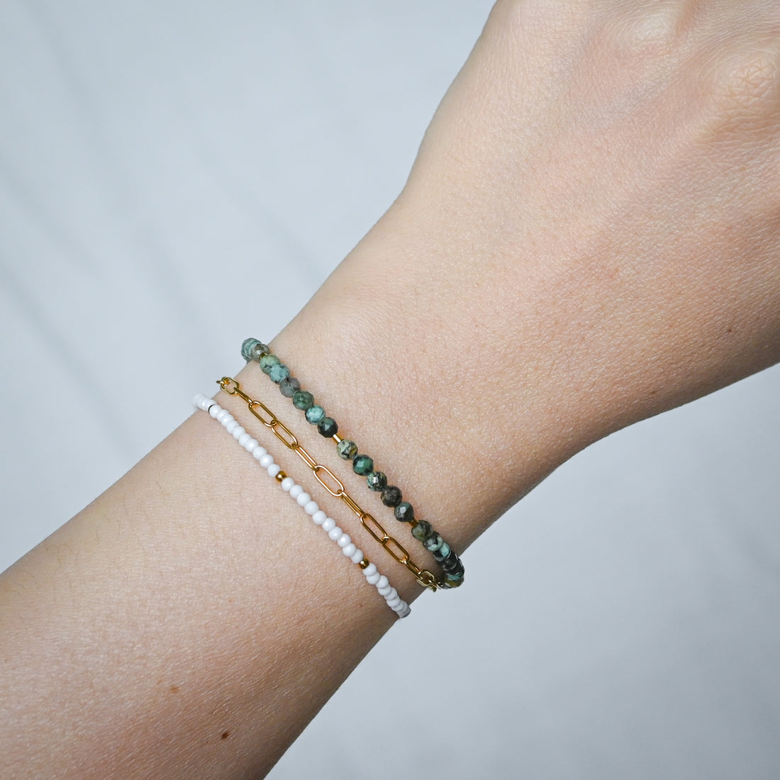 Tasha Bracelet | White