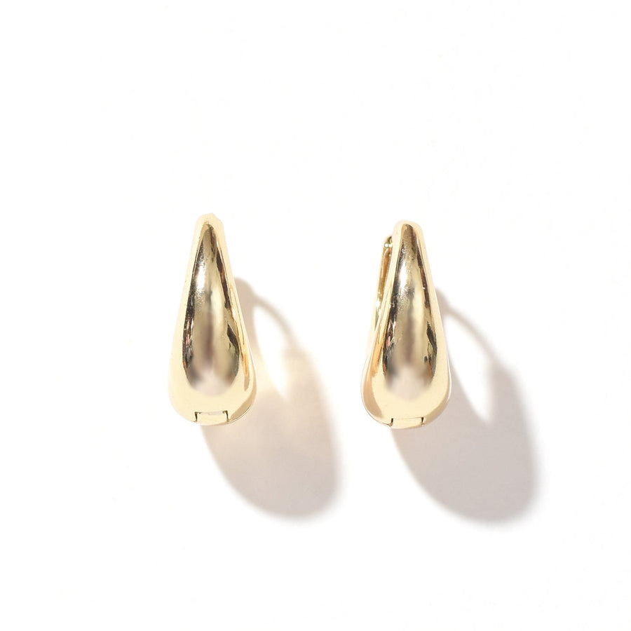 Olivia Saddle Hoop | Gold