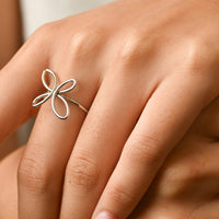 Yuri Adjustable Ring | Silver