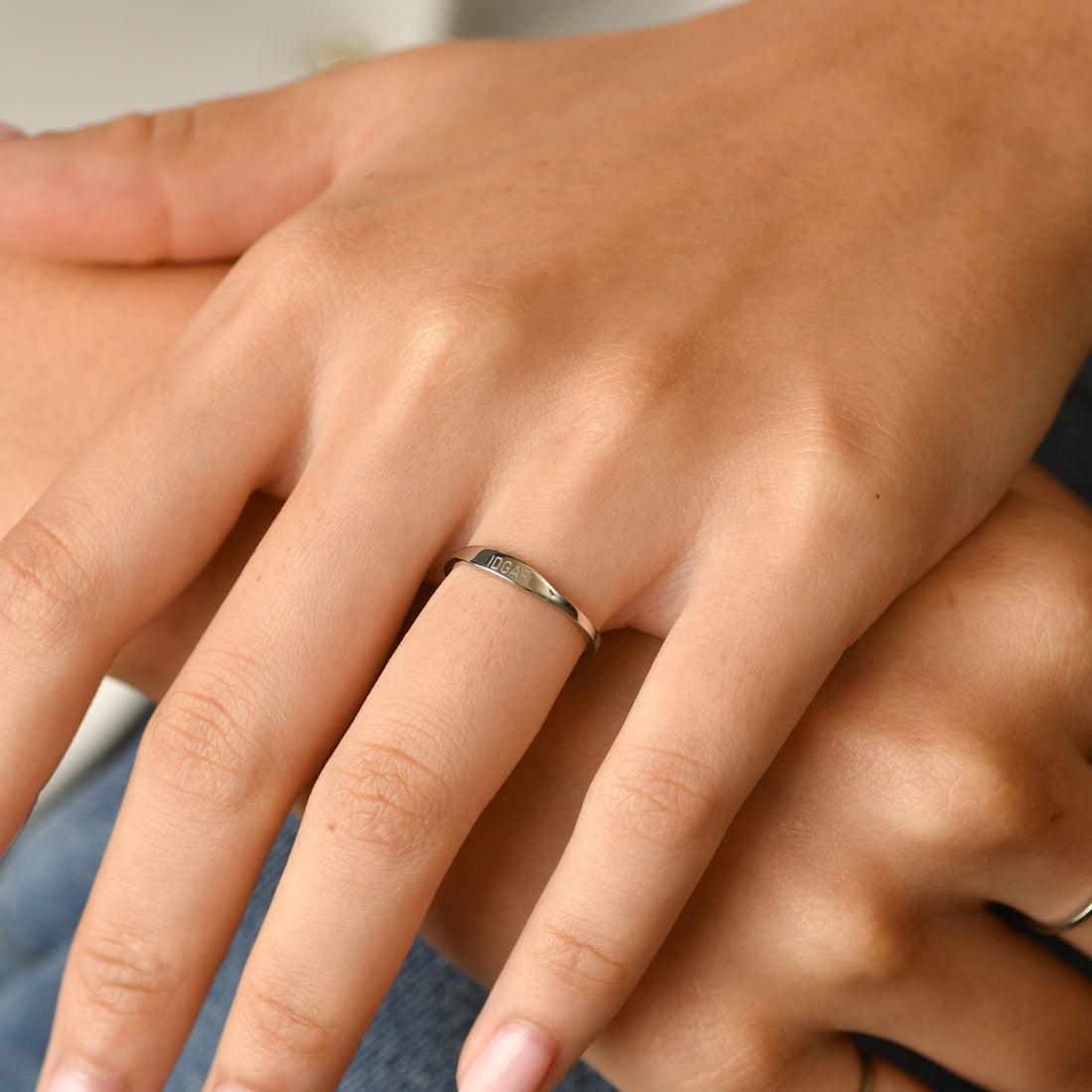 IDGAF Ring | Silver