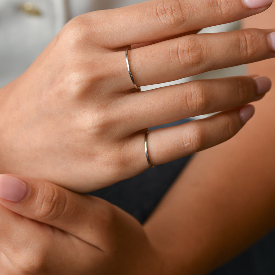 Andi Minimalist Ring | Silver
