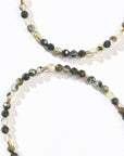 Shanine Bracelet | Prehnite with Black Tourmaline