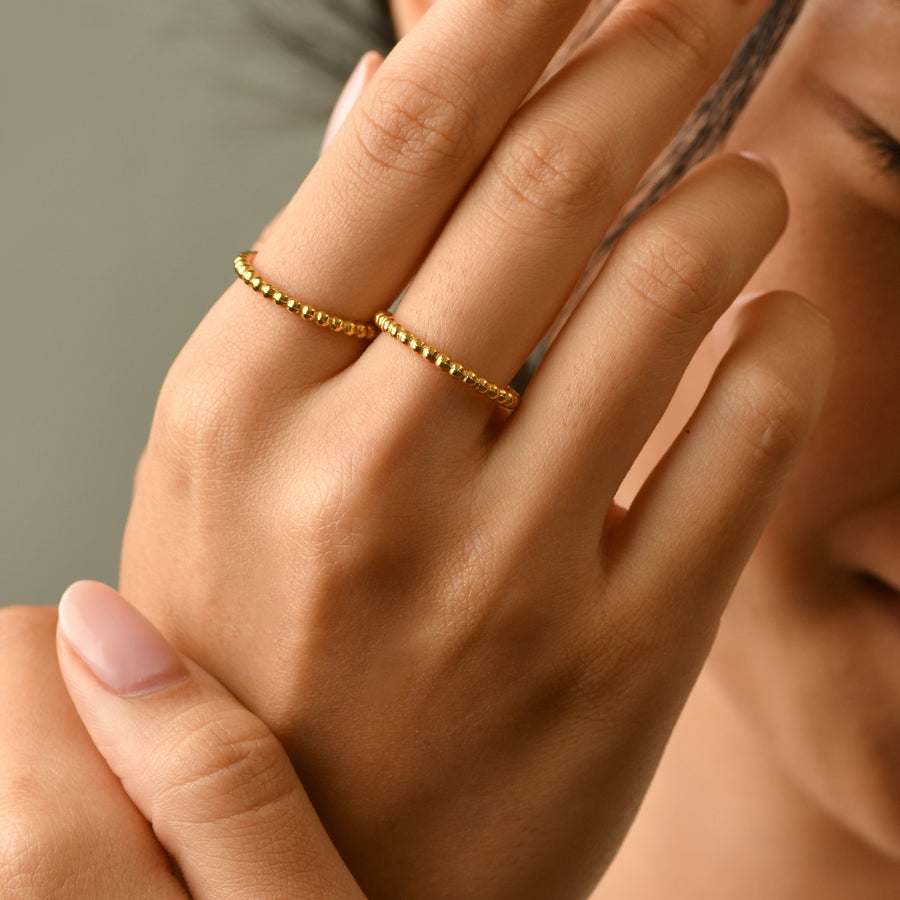 Allison Beaded Ring | Gold