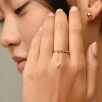 Reese Open Star Ring