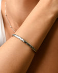 Rosaline Star Cuff Bangle | Silver