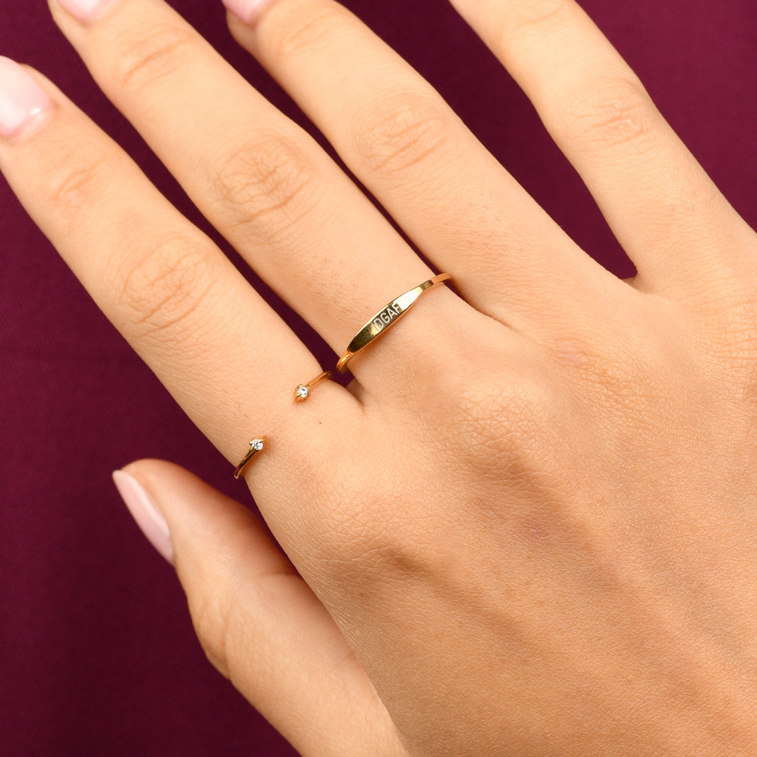 IDGAF Ring | Gold