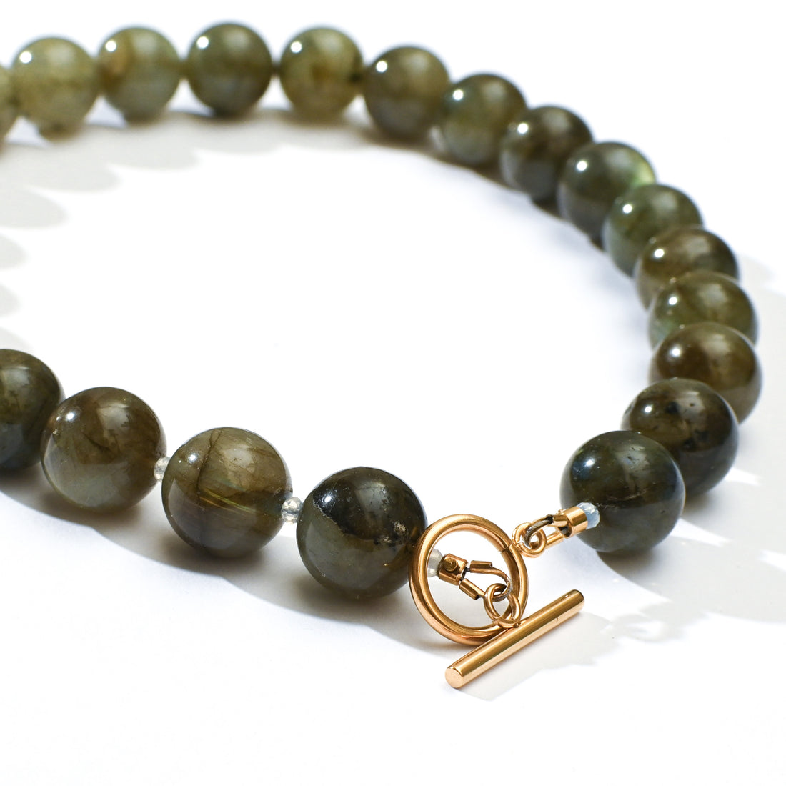Michelle Giant Labradorite Choker | Toggle