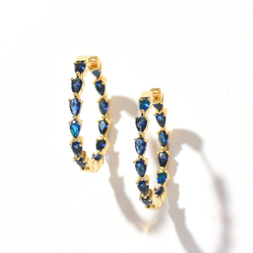 Danielle Hoops | Sapphire Gold