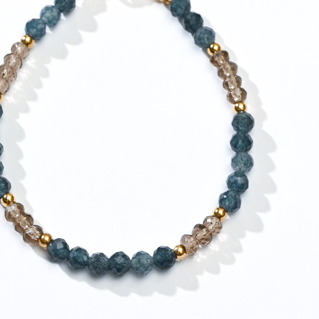 Odette Bracelet in Blue Sapphire+Chalcedony
