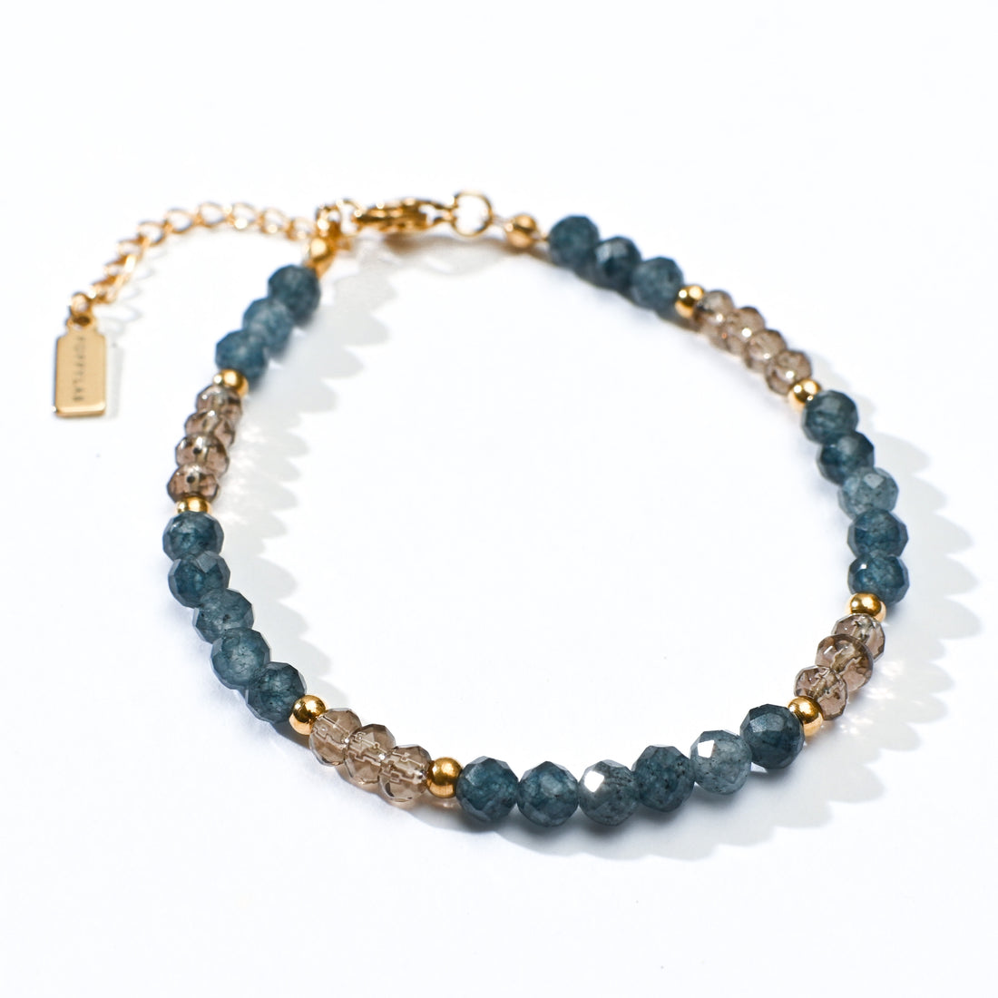 Odette Bracelet in Blue Sapphire+Chalcedony