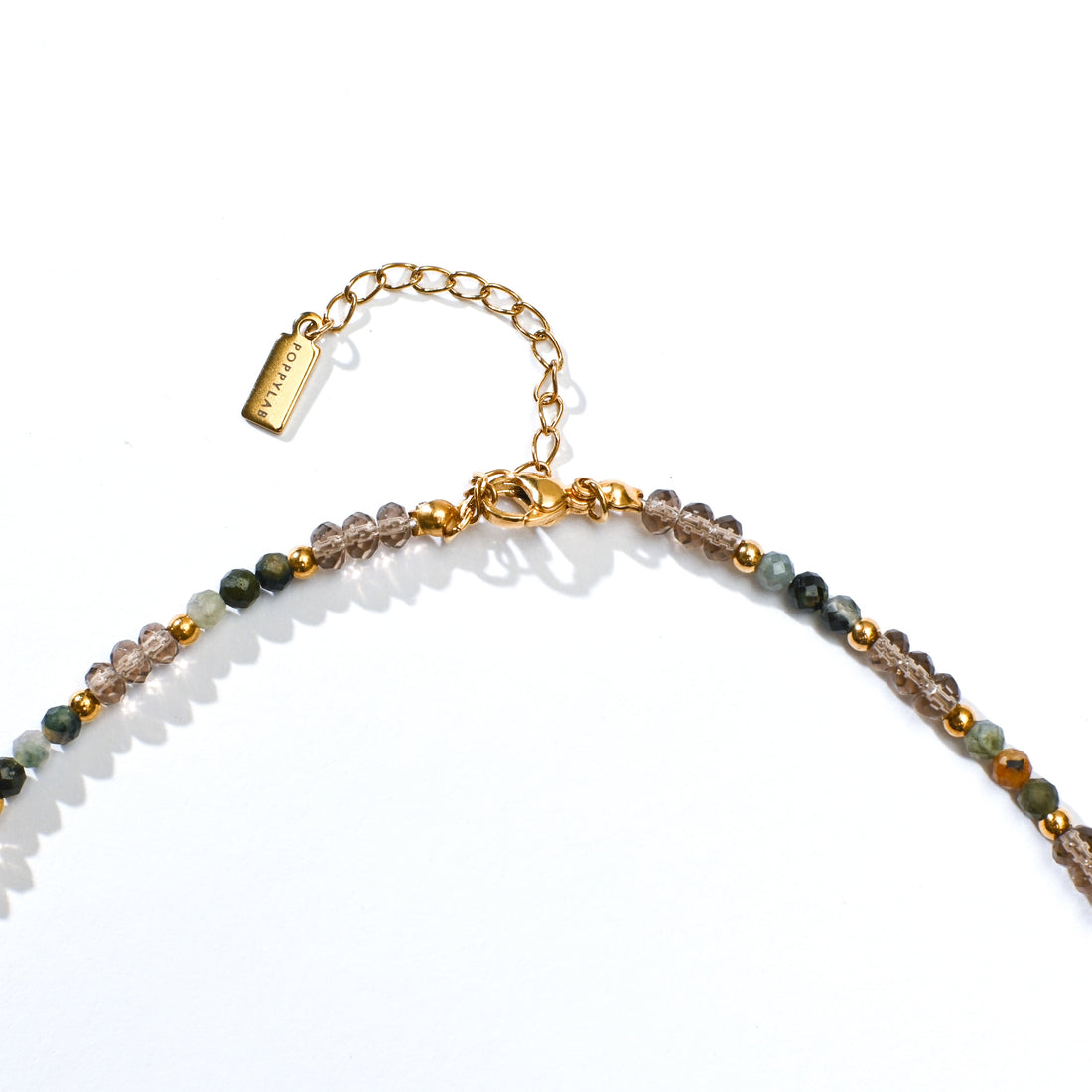 Kenna Tourmaline+Brown Chalcedony Choker
