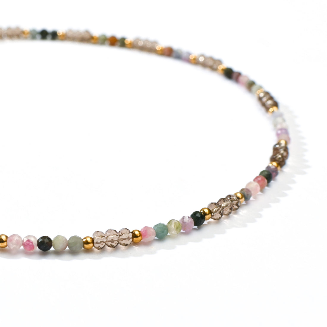 Kenna Tourmaline+Brown Chalcedony Choker