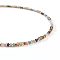Kenna Tourmaline+Brown Chalcedony Choker