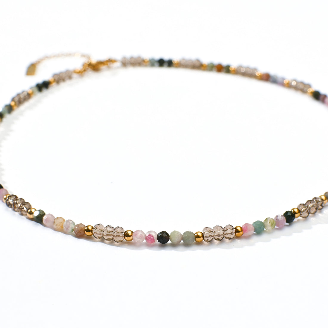 Kenna Tourmaline+Brown Chalcedony Choker
