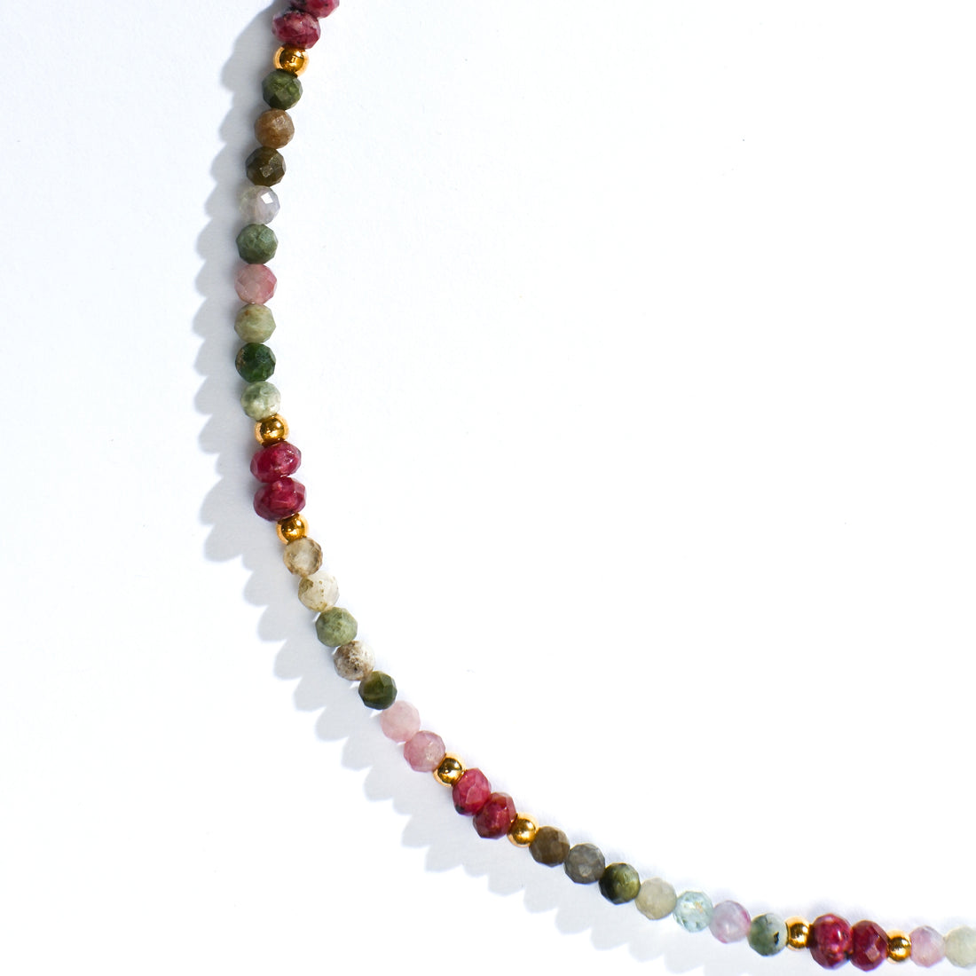 Iliana Tourmaline+Burgundy Chalcedony Choker