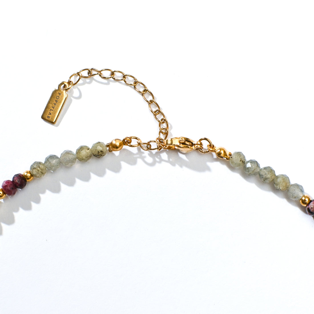 Cosmia Labradorite+Burgundy Chalcedony Choker