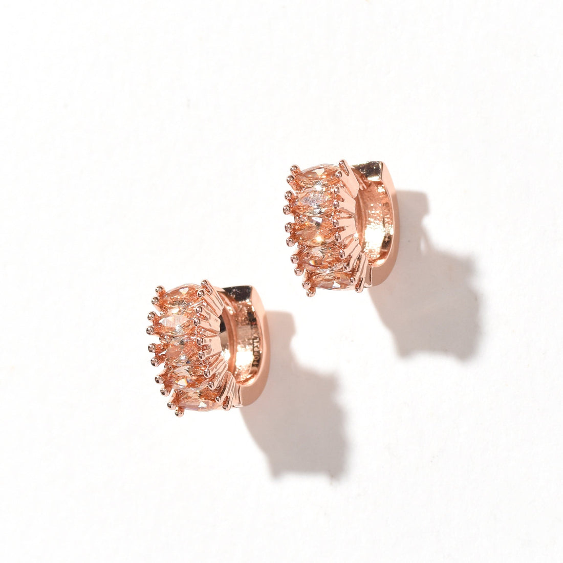 Jada Hoops | Nude Rose Gold