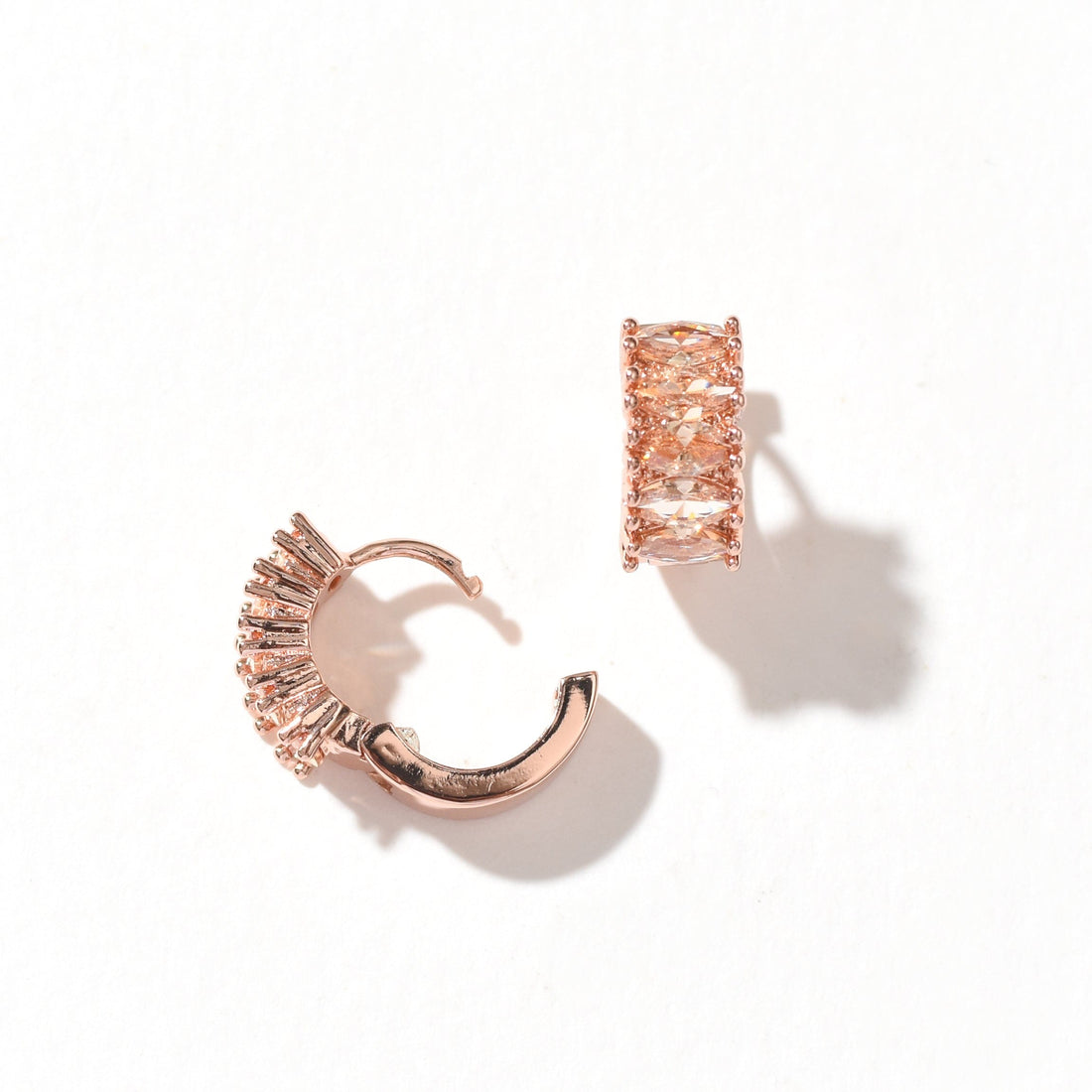 Jada Hoops | Nude Rose Gold