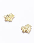 Tara Draped Studs | Gold