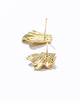 Tara Draped Studs | Gold