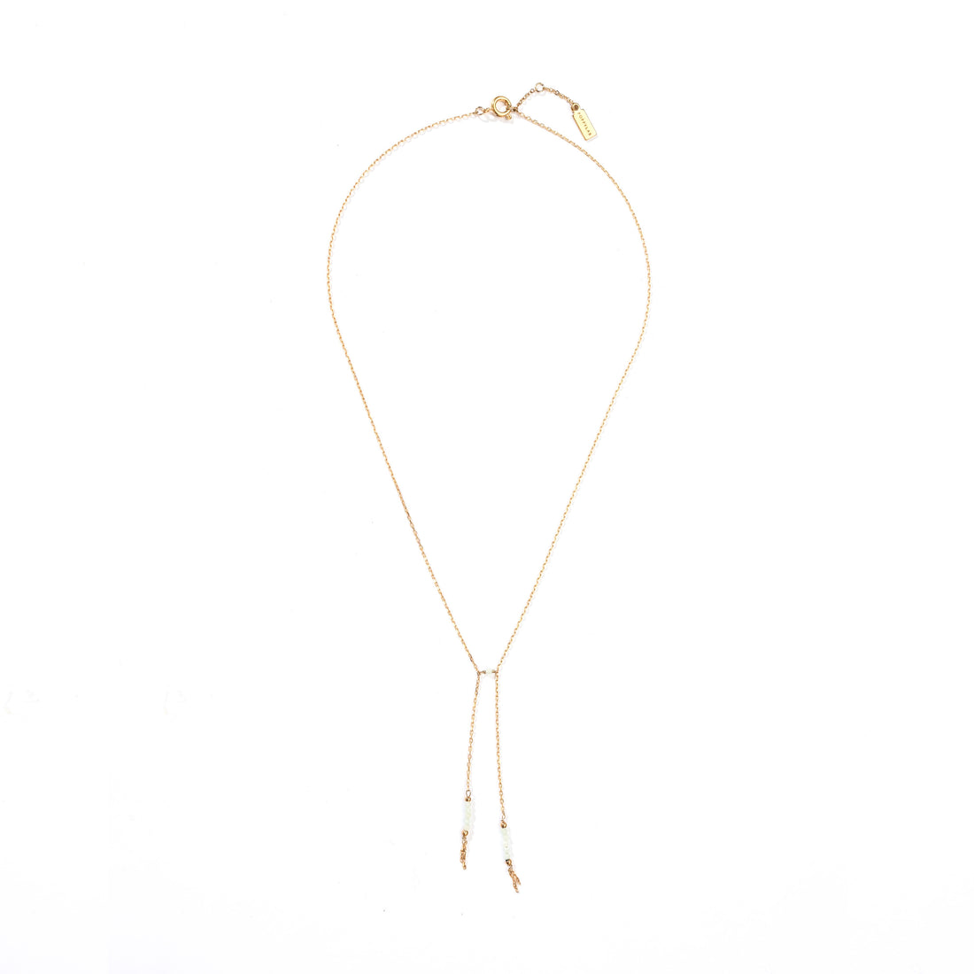 Surena Bow-Tie Lariat Necklace | Amazonite