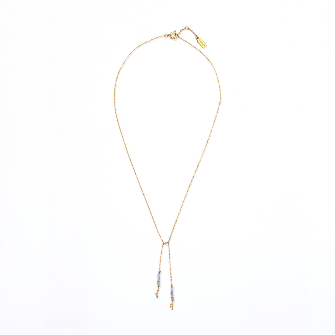 Surena Bow-Tie Lariat Necklace | Iolite