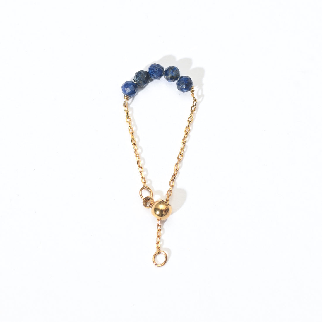 Jovie Adjustable Ring | Lapis Lazuli