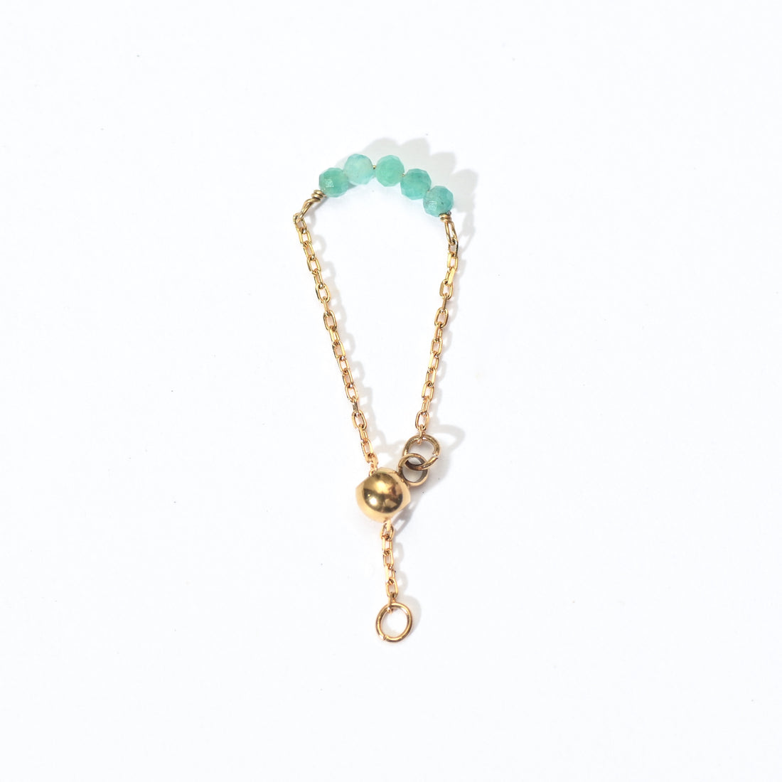 Jovie Adjustable Ring | Amazonite
