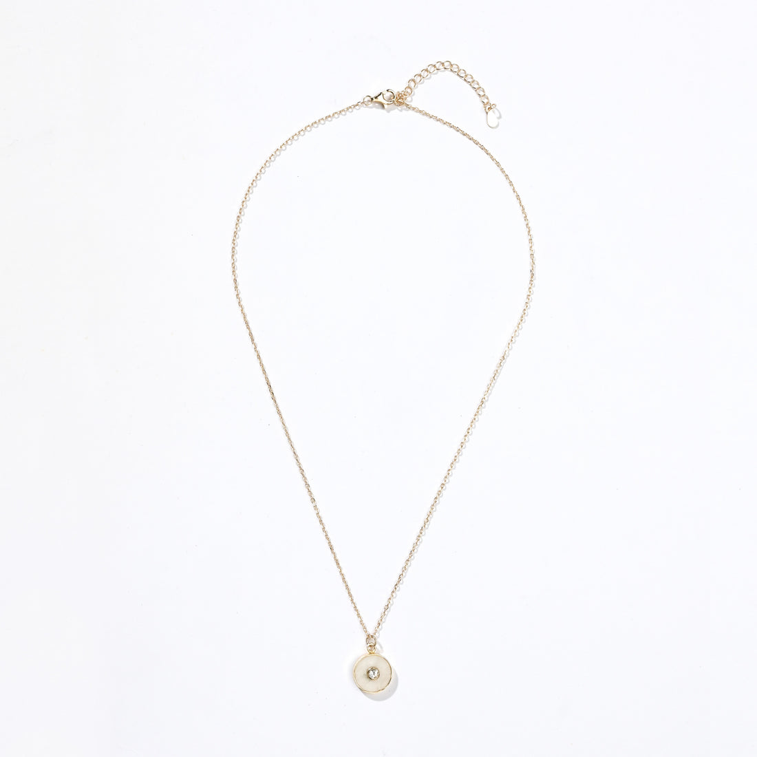 Theia Coin 6.5 carat Moonstone with White Topaz (S925)