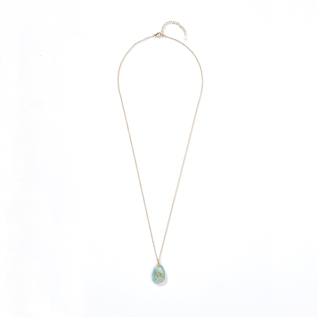 Erin 16.5 carat Aquamarine with Peridot (S925)