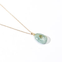 Erin 11.5 carat Aquamarine with Peridot (S925)