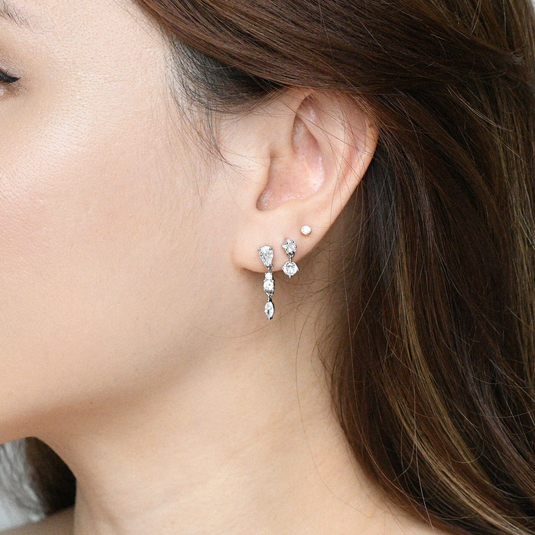 Rumi Dangle | Silver