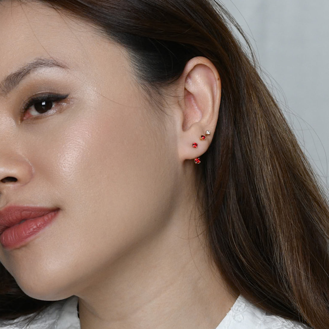 Juni Ear Jacket | Gold Mahagony