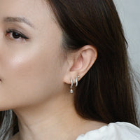 Gia Double Hoops | Silver